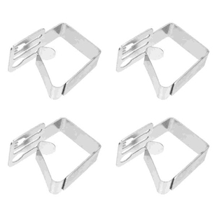 6 Pcs Stainless Steel Table Cover Clamps Table Cloth