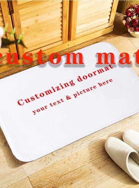 40x60cm doormat Custom mat anti slip door mat, printed your