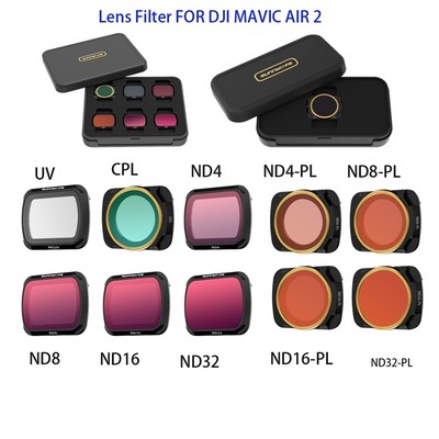 DJI Mavic Air 2 Lens Filter MCUV CPL ND/PL Filters ND16 ND32