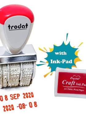 Date Stamps New Creative Business Rubber Stamp with Adju
