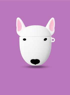 3D Bull Terrier Case for Airpods Accessories Bluetooth Earph
