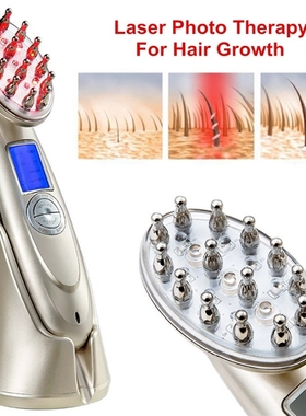 Red Laser Anti Hair Loss Comb RF EMS Nurse LED Photon Stimu