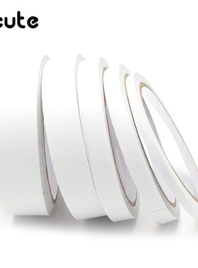 Kicute 5mm 9mm 12mm 18mm 24mm 12M White Double Sided Tape Fa