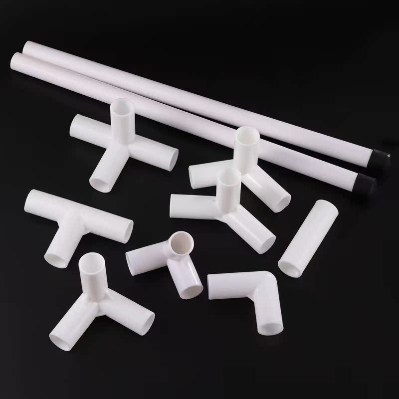 5 Pcs Inner diameter 19mm PVC Straight Connector Joint