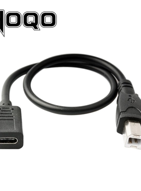 USB C Female to USB B Male Pinter Cable USB 3.1 Type C Male