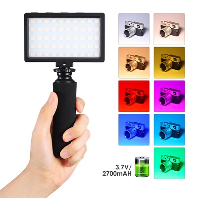 Onefire Mini Vlog LED Video Light Tripod Kit 3200K 5600K CR