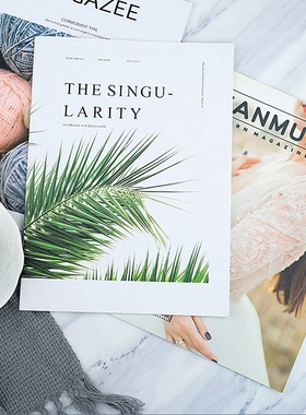 28*21cm English Magazine INS Photography Props Photo Backgr