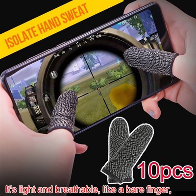 10pc Finger Sleeve Touch Screen Cots Gaming Gloves for Swea