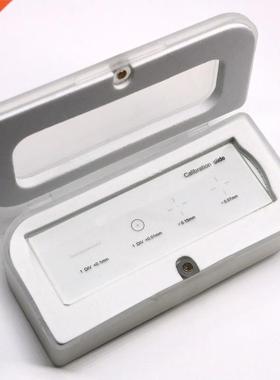 926 0.01mm Microscope Slides Reticle Calibration Slide Ruler