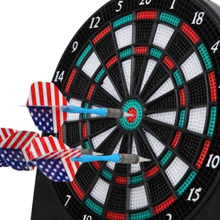 Electronic Dartboard Game Set, LCD Display Automatic Scorin