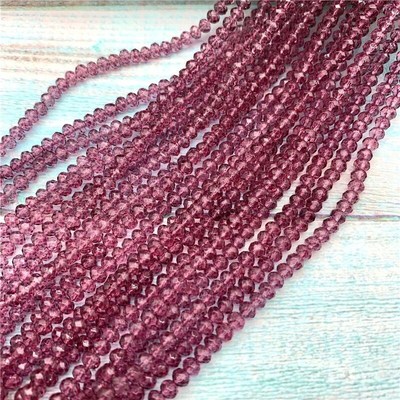 40 colors available 1strand 2X3mm/3X4mm/4X6mm crystal rondel