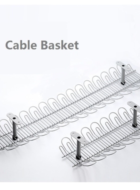 Cable Management Tray Wire Basket Cord Storage Organizer Und
