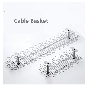 Cable Management Tray Wire Basket Cord Storage Organizer Und