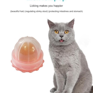 1PC Healthy Cat Snacks Catnip Sugar Pet Candy Licking Nutrit