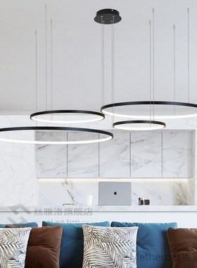 modern led chandelier circle lights for Interior design engi