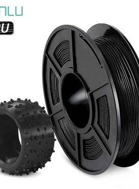 SUNLU TPU Filament 3D Printer Filament Flexible Black 1.75m