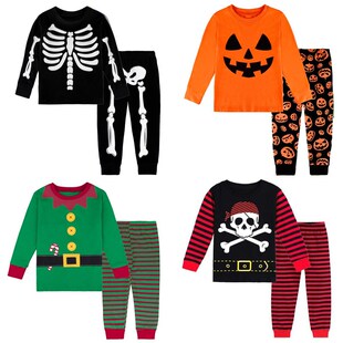 Boys Pajamas Pyjama Kids Halloween Christmas Pajama Sets Tod