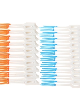 Floss Toothbrush Pick Clean-Tools Soft Plastic 20pcs Massage