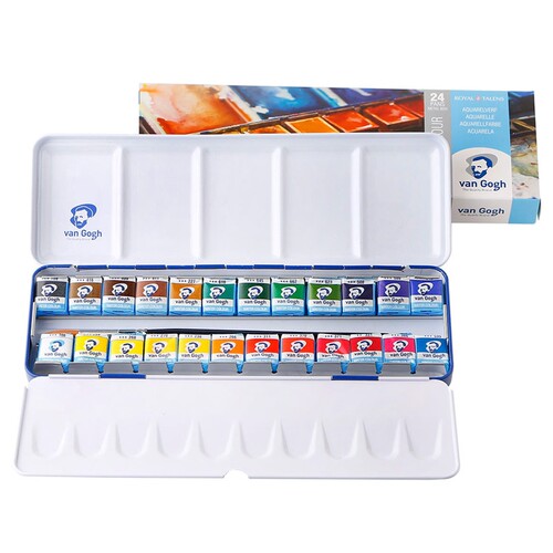 VAN GOGH 24/36 colors Solid Watercolor Paint Set Professiona