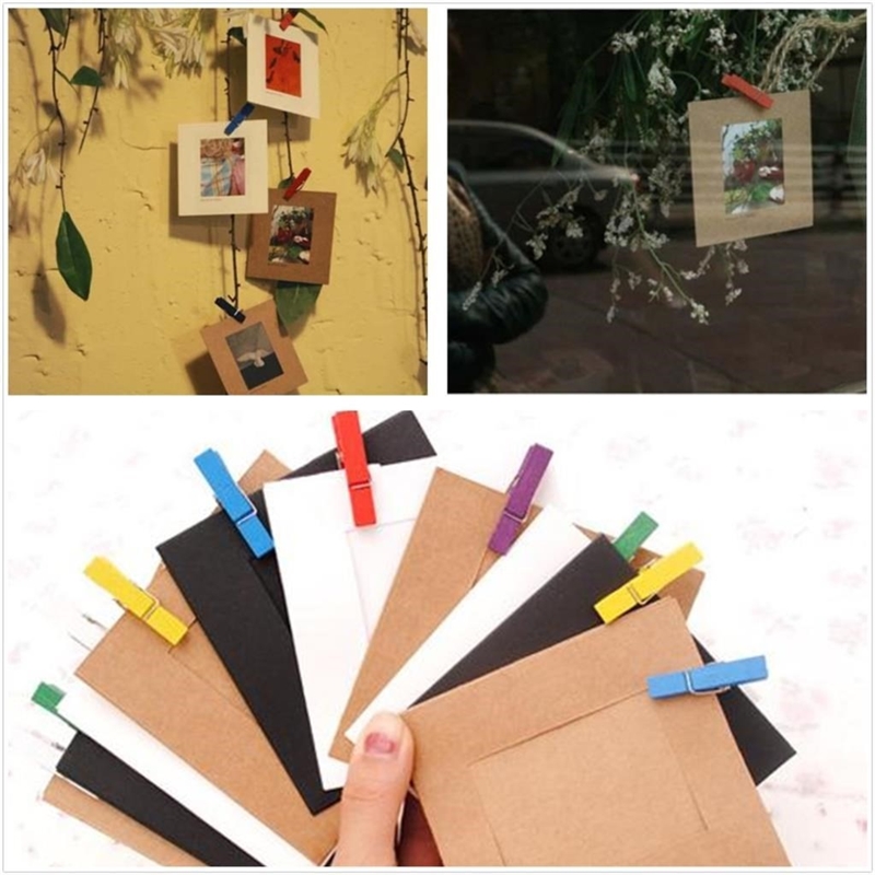 DIY Hanging - Rope Clamp 3 inch Paper Photo Flim Frame Wall