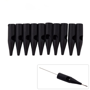 New 5RL Tattoo Tip 100Pcs Disposable Black Sterilized Tattoo