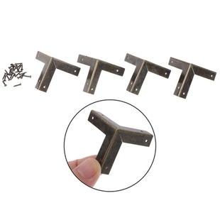4Pcs Wooden Box Coner,Wine Box Protector,Furniture Hardware