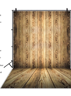 Laeacco Dark Old Wooden Board Planks Hardwood Cake Smash Fo