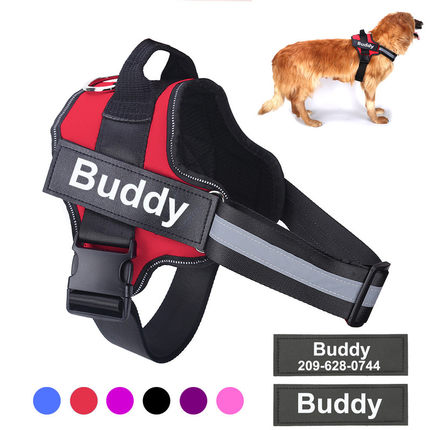Personalized Dog Harness NO PULL Reflective Breathable Pet H