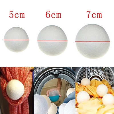 6Pcs  Wool Dryer Balls Reusable Softener Laundry Ball Home