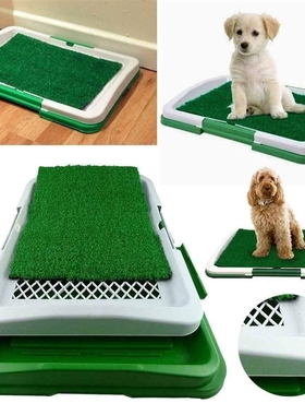 PeT DoG Grass PaD ToILeT MaT InDoor TraInInG Loo Tray PuPPy