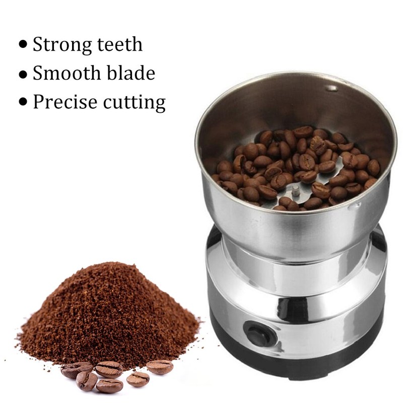 150W Stainless Steel Electric Coffee Grinder Small Coffee Be 鲜花速递/花卉仿真/绿植园艺 园艺用品套装 原图主图
