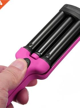 3 Barrel Ceramic Hair Curler Crimper Curling Iron Tong Wavin