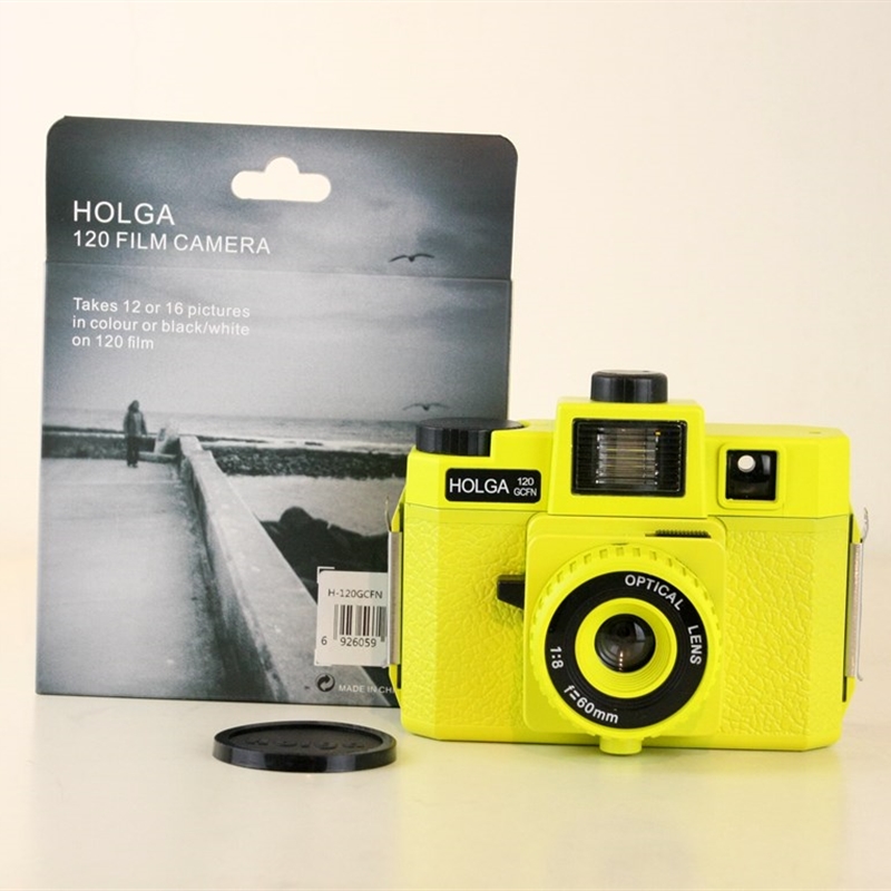 Holga 120 GCFN Yellow Medium Format Film Camera Glass Lens