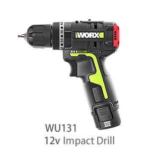Worx 12v Brushless Motor Cordless Impact Drill WU131 30Nm A