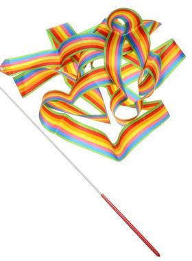 4M Colorful Gymnastic et Dancing Twirling Ribbon Rod Streame