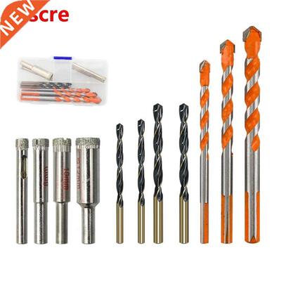 11PCS Electric Drill Sets Glass Tile Wall Marble Floor Concr