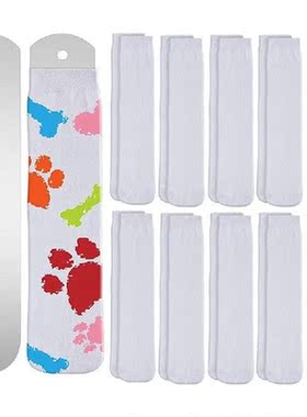 Blank Sublimation Sock Printable Athletic Sock With Dye
