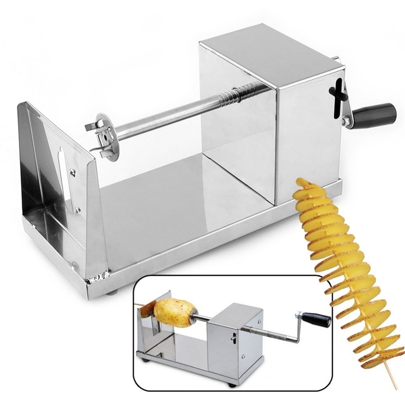 Stainless Steel wisted Potato Slicer Handmade DIY Spiral Pot
