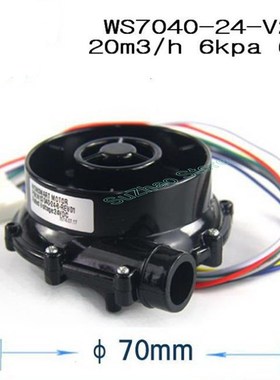 DC 12V DC 24V WS7040 Small high pressure DC brushless centri