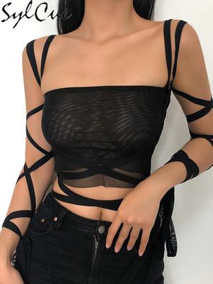 Sylcue Summer Unique Design Sense Abstinence Ties Girl-Tie S