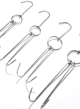 Stainless Steel Beef Meat clasps duck goose Turkey Hooks Roa