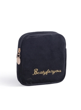 Diaper Sanitary Napkin Storage Bag Canvas Pad Makeup Bag Coi