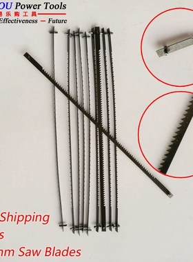 10 Pieces 130mm Scroll Saw Saw Blades With 18Tpi and 24Tpi.