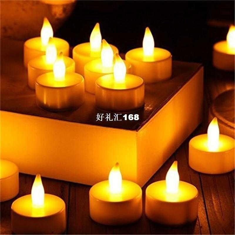 New 12 pcs Flickering Smokeless Flameless LED Tealight Flick