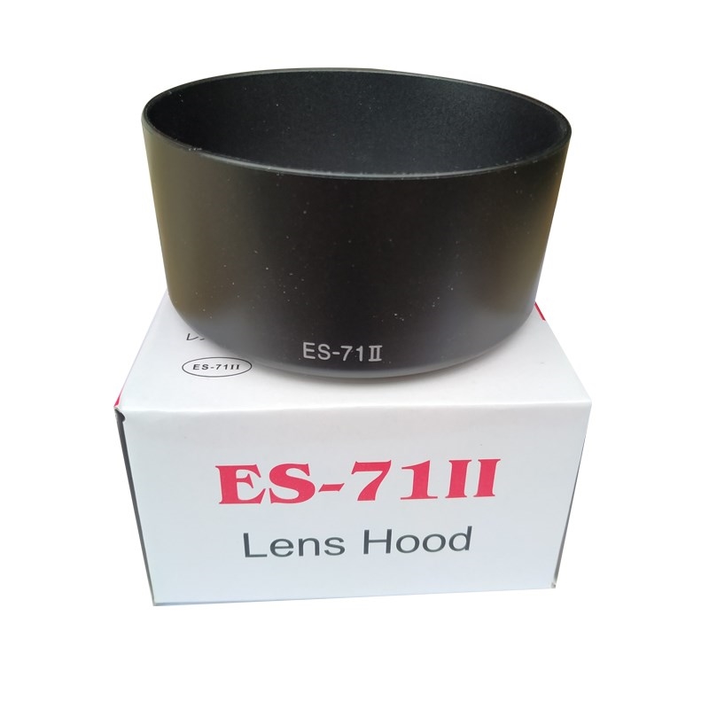 10pcs es 71II lens hood with box 58mm for canon 550d 650d 7