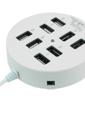 Mecall 8 Port Powered Desktop USB 2.0 Splitter Adapter Hub f