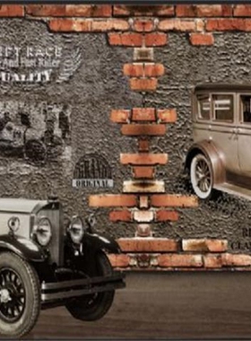 custom 3d photo wallpaper room mural retro motorcycle nostal