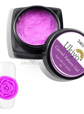kiyo Sculpture Nail Gel 3D Carved Pattern Plasticine V Gel V
