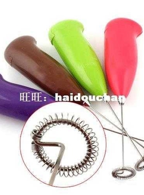 1Pcs/lot Electric Handle Coffee Milk Egg Beater Whisk Frothe