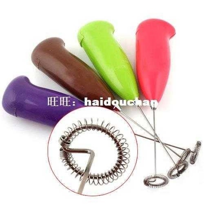 1Pcs/lot Electric Handle Coffee Milk Egg Beater Whisk Frothe